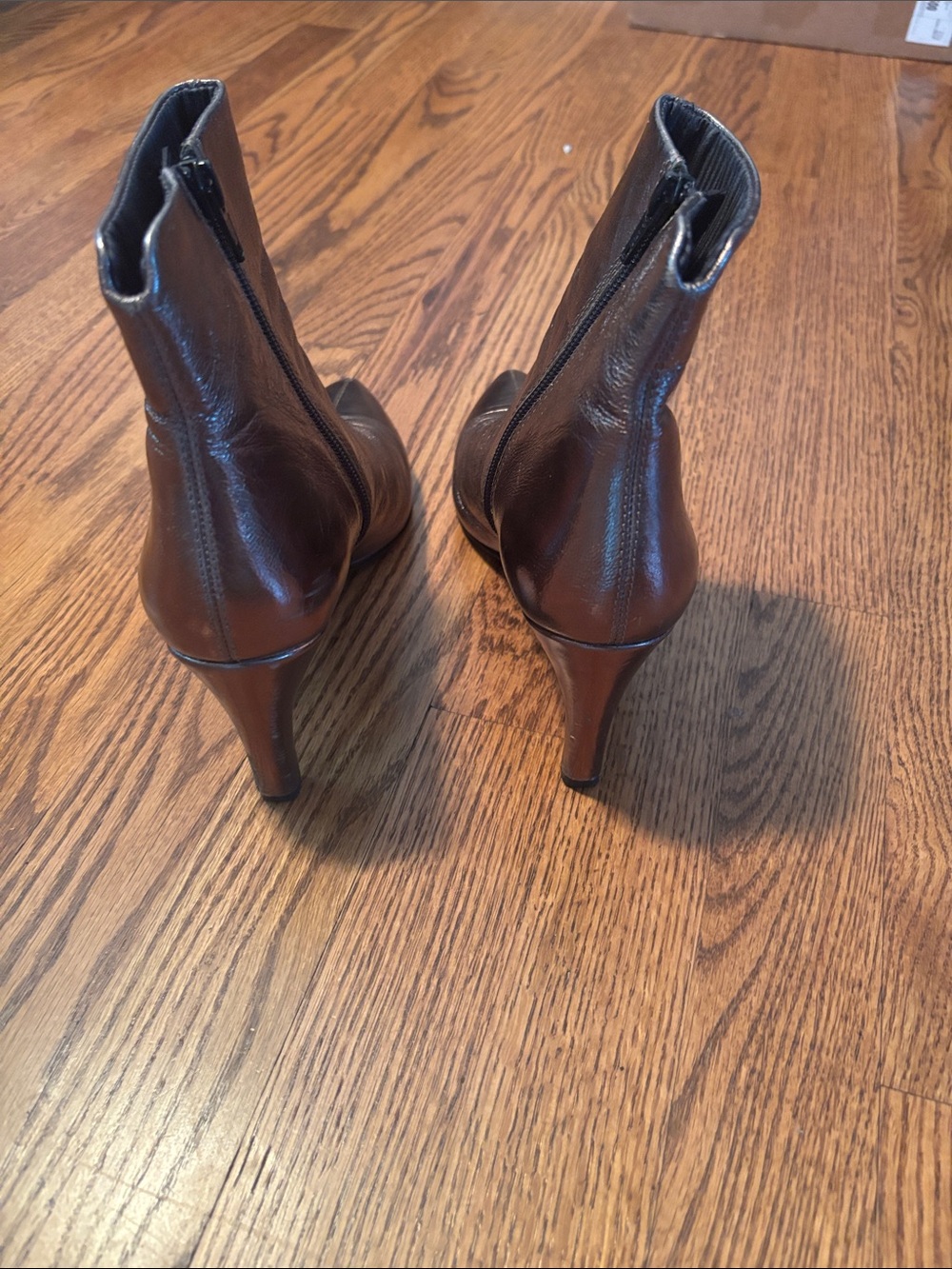 vagabond shoemakers whitney metallic bronze ankle boots – size 38 (us 7) - Picture 4 of 15